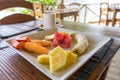 Fruit Platter - Breakfast in the Caribbean, Belize