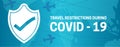 Travel Restrictions During Covid-19 Banner Illustration