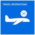 Travel restrictions vector illustration