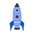 travel rocket toy cartoon vector illustration