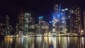Travel - Romantic views of Brisbane by night on the banks of the Brisbane River