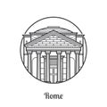 Travel Rome Icon