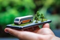 map travel phone direction mobile point position gps location navigation. Generative AI.