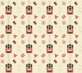 Travel seamless pattern