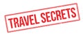 Travel Secrets rubber stamp