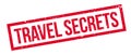 Travel Secrets rubber stamp