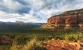 Travel in Sedona, scenic landscape panoramic view, Arizona, USA Royalty Free Stock Photo