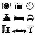 Travel service icons