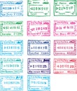 Travel stamps of ukraine