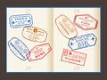 Travel stamps