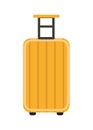 Travel Suitcase icon flat style. on wheels. Royalty Free Stock Photo