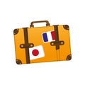 Travel suitcase icon image Royalty Free Stock Photo