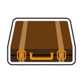 Travel suitcase icon image Royalty Free Stock Photo