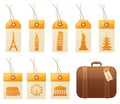 Travel Tags Royalty Free Stock Photo