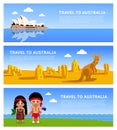 Travel to Australia. Royalty Free Stock Photo