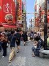 Travel to Doutonbori street in Osaka of Japan