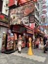 Travel to Doutonbori street in Osaka of Japan