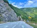 Canyon of the river Vrbas. Nature