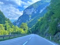 Canyon of the river Vrbas. Nature