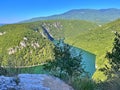 Canyon of the river Vrbas. Nature