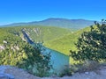 Canyon of the river Vrbas. Nature