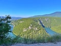 Canyon of the river Vrbas. Nature