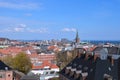 Panoramic view over Aarhus in Danmark