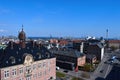 Panoramic view over Aarhus in Danmark