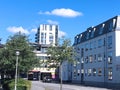 Panoramic view over Herning,Denmark Royalty Free Stock Photo