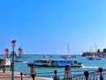 Travel to Europe under summer on holiday,Venice in Italy Royalty Free Stock Photo