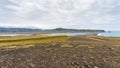 Dyrholaey cape and volcanic beach in Iceland