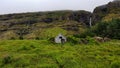 Travel to Iceland. Small hHouse. Reynivellir in southeastern Iceland