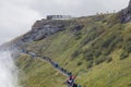 path to viewpoint over Gullfoss waterfall