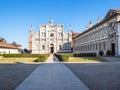 big cloister and church of Certosa di Pavia Royalty Free Stock Photo