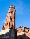 Apse and belltower of church San Gottardo in Milan Royalty Free Stock Photo
