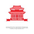 Travel To Korea Landmark South Korean Palace Icon Seoul Symbol