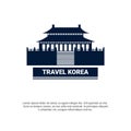 Travel To Korea Seoul Famous Landmark South Korean Palace Icon