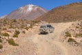 Bolivian lagunas in the andean mountain range