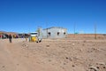 Bolivian lagunas in the andean mountain range Royalty Free Stock Photo