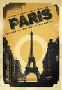 Travel To Paris Poster Or Postcard