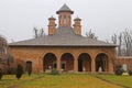 Travel to Romania: Mogosoaia Palace- Entrance Royalty Free Stock Photo