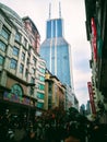 Travel to Shanghai. Incredible views of the big city.