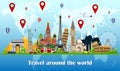 Travel around the world