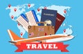 Travel and tourism concept. Royalty Free Stock Photo