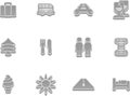 Travel and tourism icon set