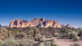 Travel tourism photo of Arizona scenic desert landscape,USA Royalty Free Stock Photo