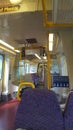 Travel and Tourism - View of interior of train travelling through Queensland during the initial period of the pandemic