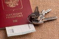 Tourist and travel packages - Russian passport, euro, maps, house keys and cars