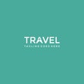 Travel or trip Logo. Travel agency adventure creative sign