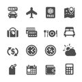 Travel and vacation icon set 6, vector eps10